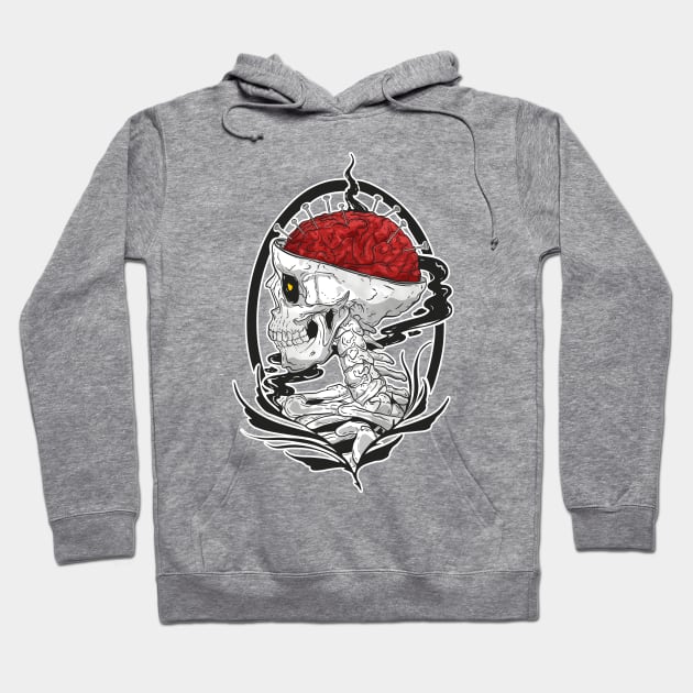 Skeleton Mind Hoodie by PaperHead